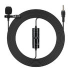 Lavalier Portable Wireless Mic 3.5mm Wired Clip On Lapel Tie For Camera PC Android IOS Apple Smart Phone
